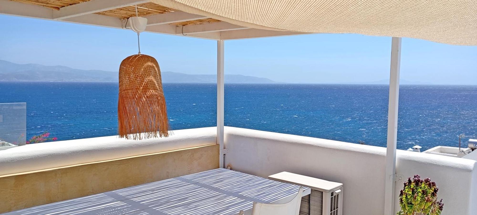Villa Danae - Seaside Villa With Pool & Hot Tub Piso Livadi Esterno foto